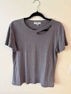 Sub_Urban Riot Gray Short Sleeve Cutout Tee